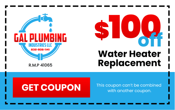 Water Heater Replacement Coupon - Gal Plumbing Industries LLC in Katy, TX